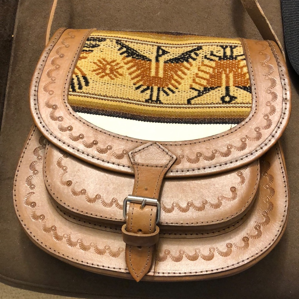Brown Bolivian Saddle Bag